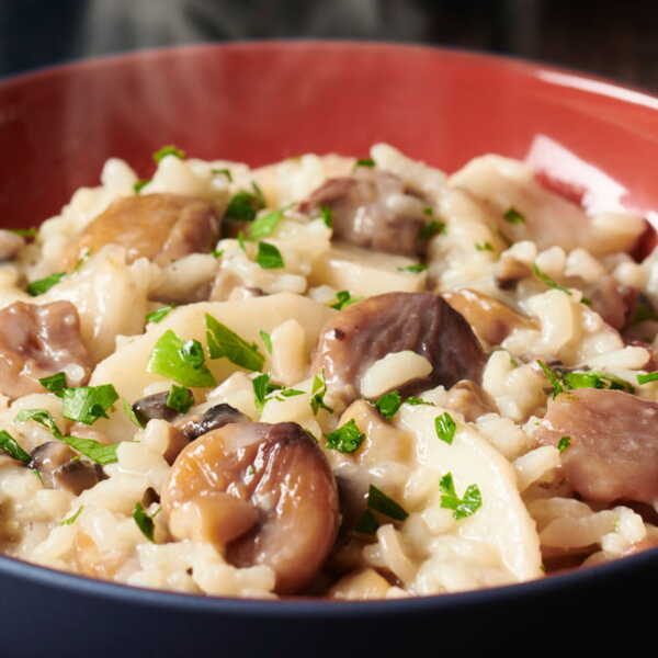 Risotto aux marrons et poire